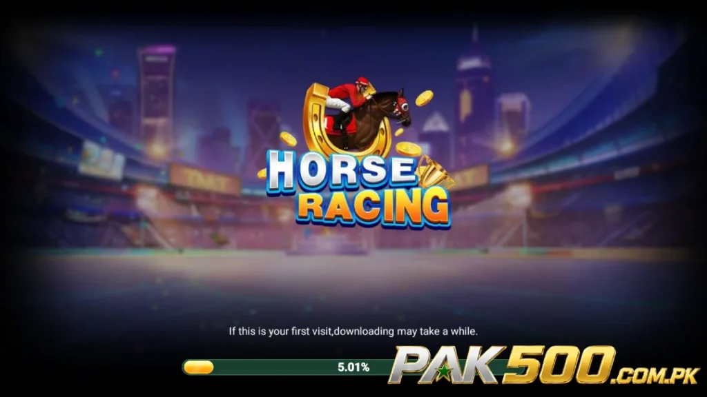 EC99App Horse Racing game loading screen