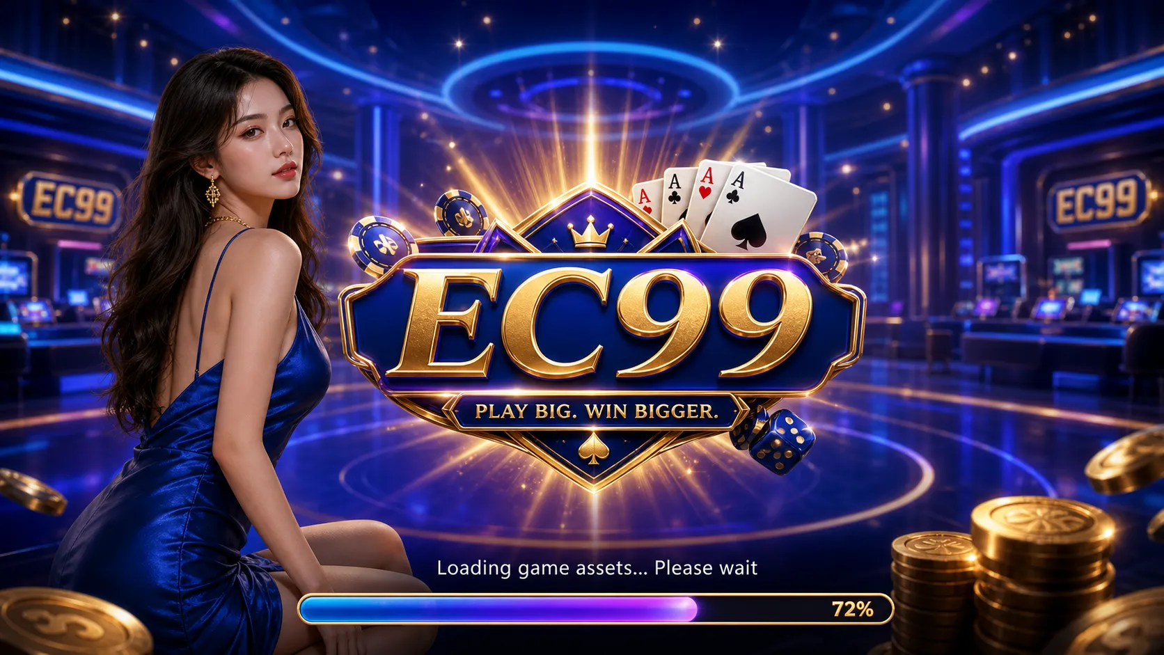 EC99App Lucky TeenPatti game loading screen